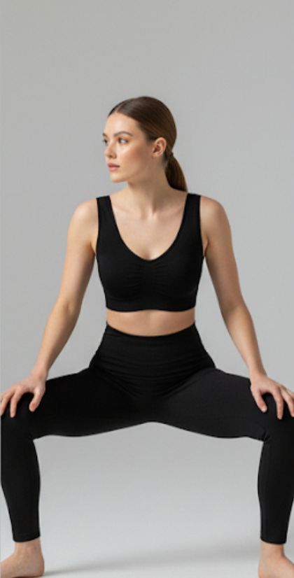 Sports Bra in blouse shape Non Padded 2 in 1 colour