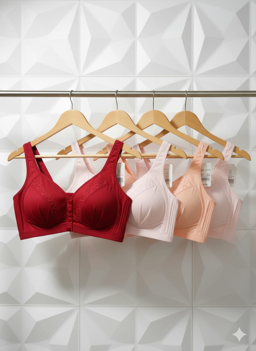 Silk Lace Front Bra