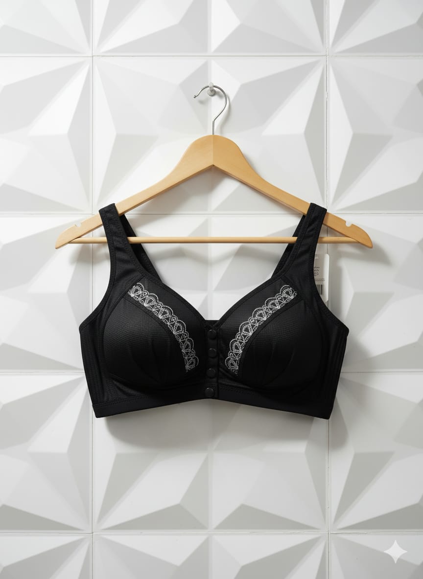 Silk Lace Front Bra