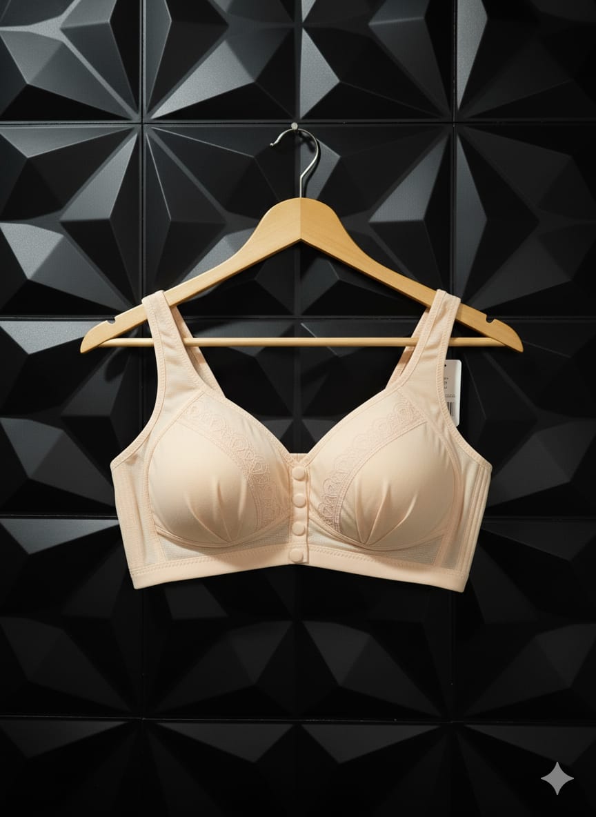 Silk Lace Front Bra