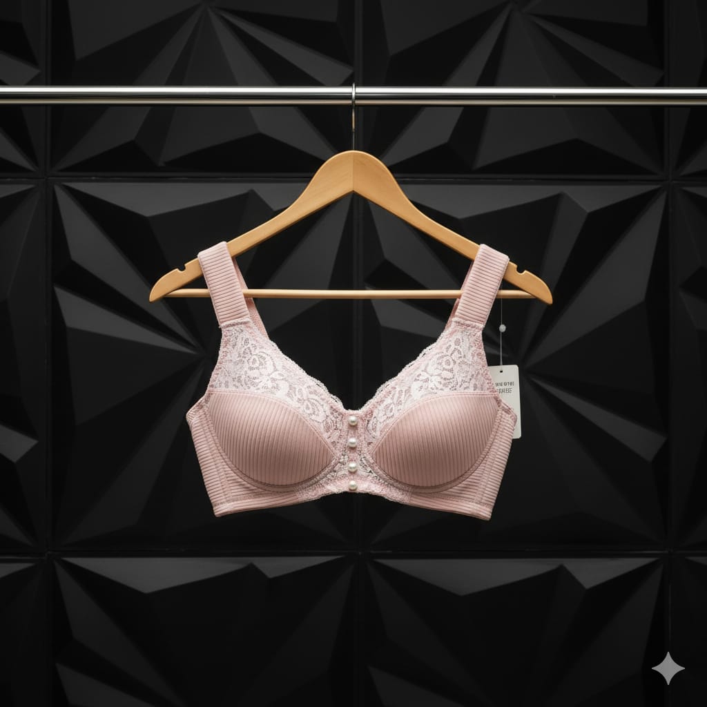 Silk Lace Front Bra