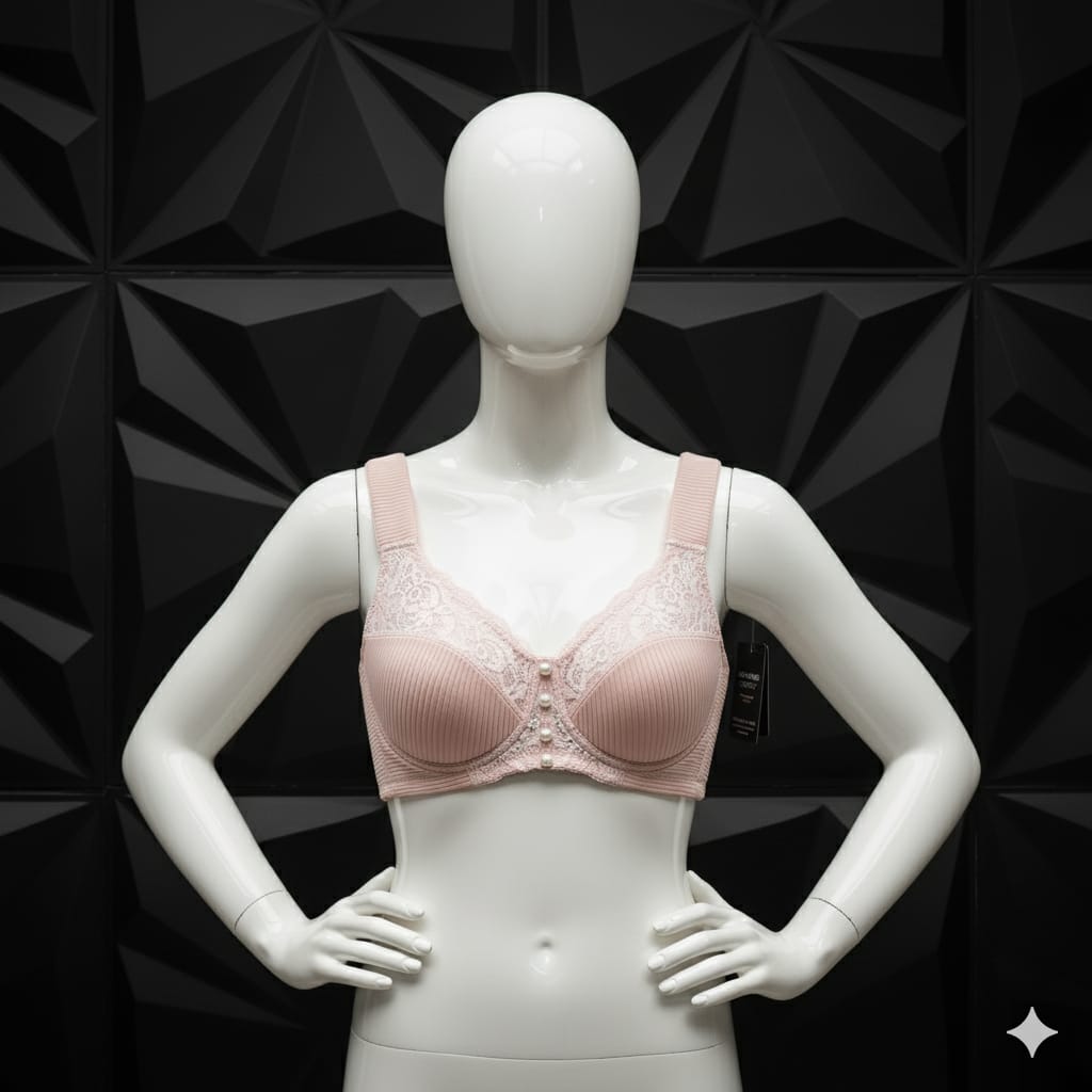 Silk Lace Front Bra