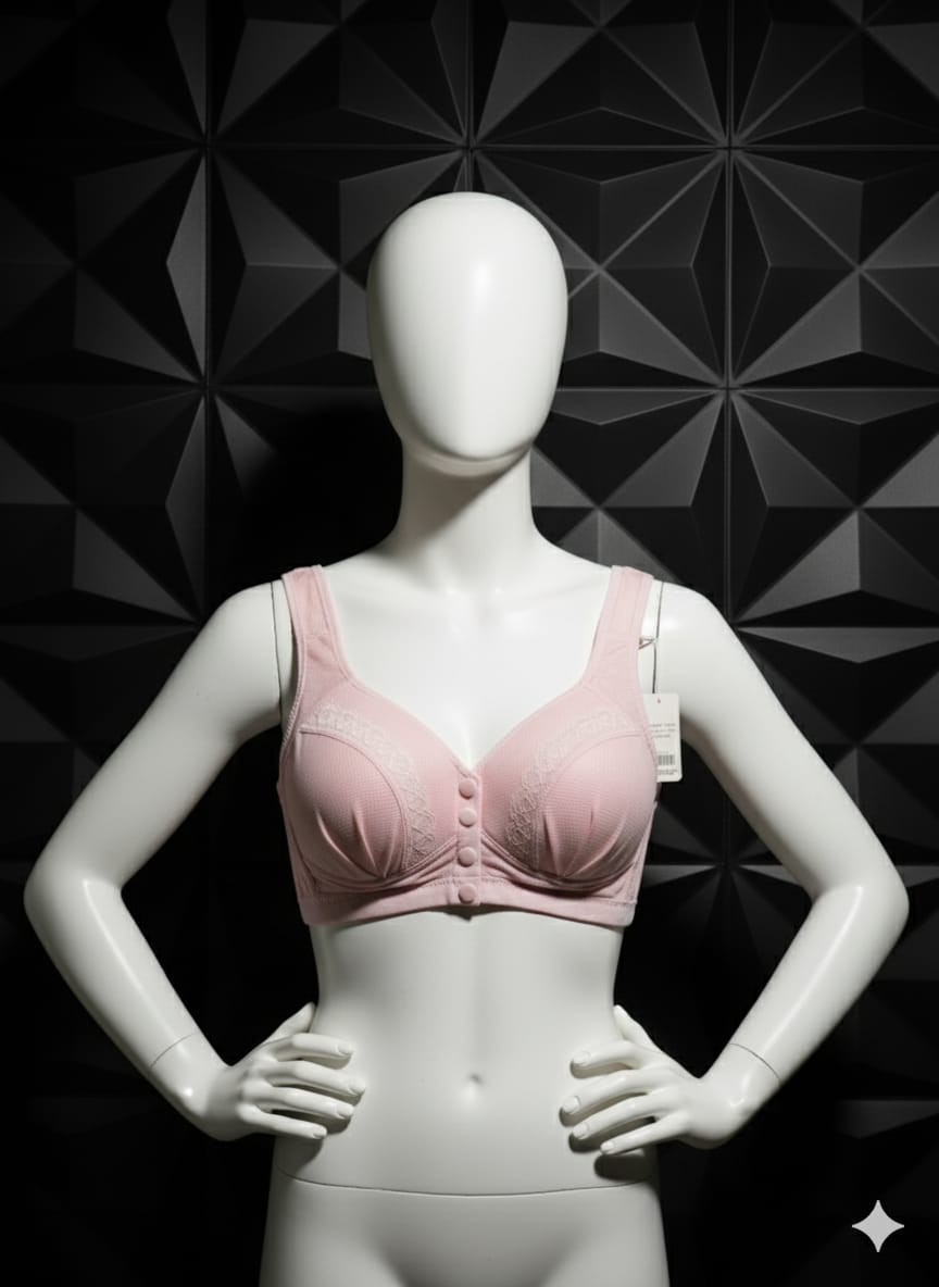 Silk Lace Front Bra