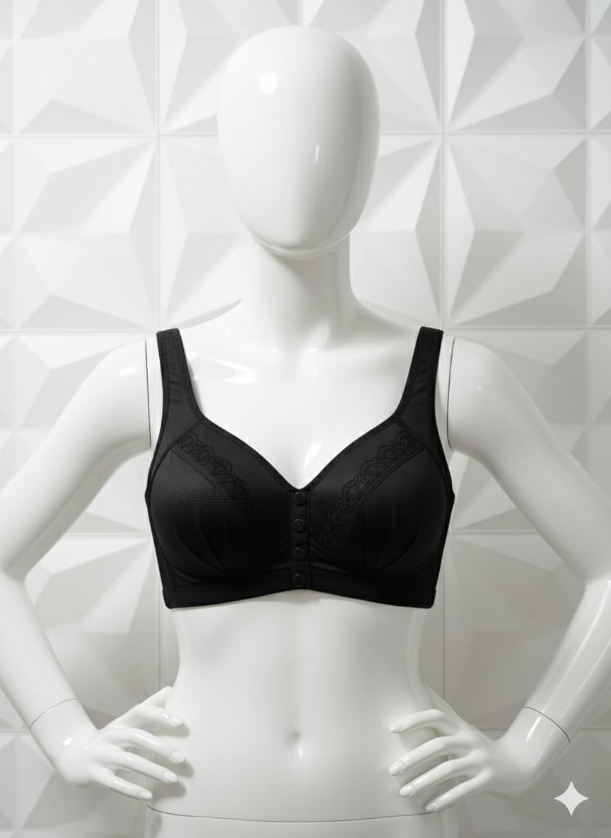 Silk Lace Front Bra