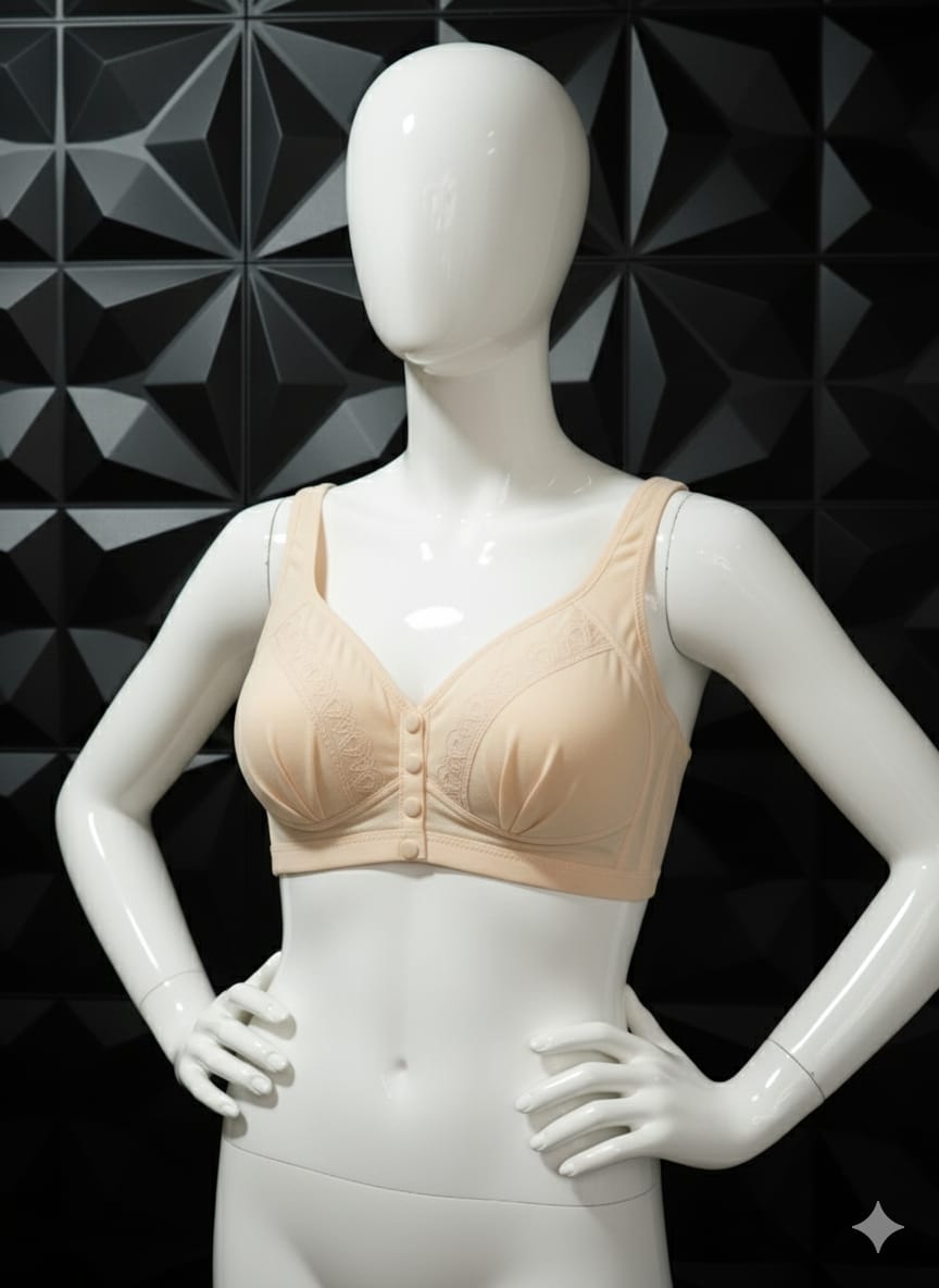 Silk Lace Front Bra