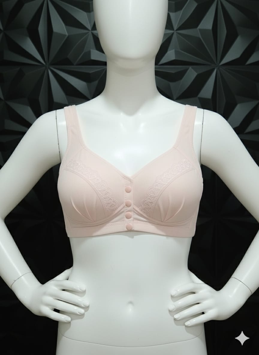 Silk Lace Front Bra