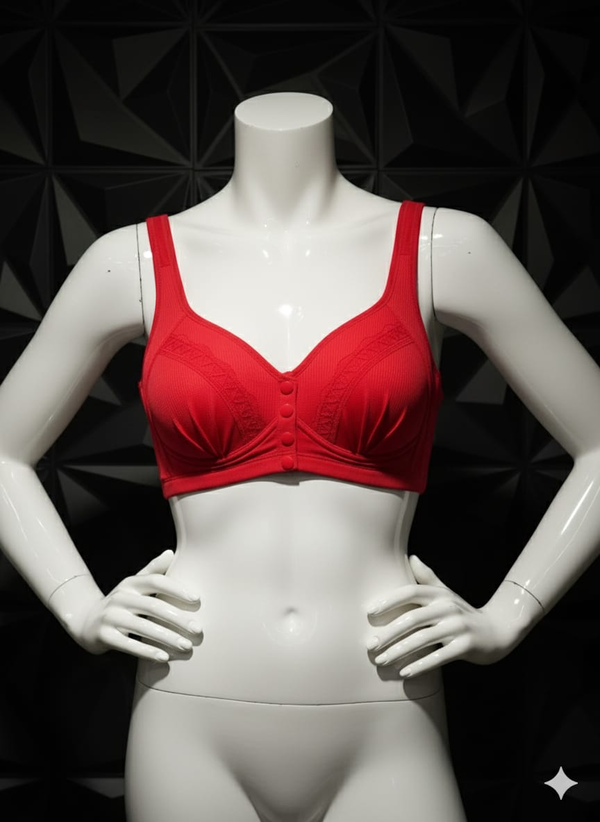 Silk Lace Front Bra
