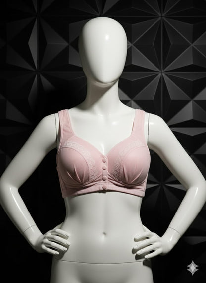 Silk Lace Front Bra